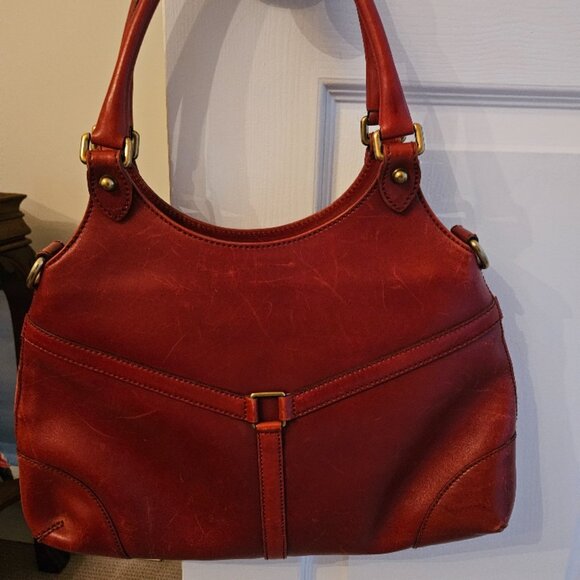 Gucci Vintage Red Leather Bag - Picture 3 of 7